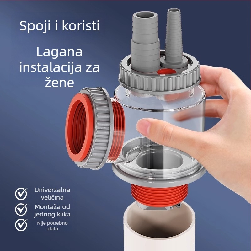 Kuhinjski odvodni pribor, pravokutni oblik (Brend: Chaochen; Model: ZC-16800904; Materijal: ABS)