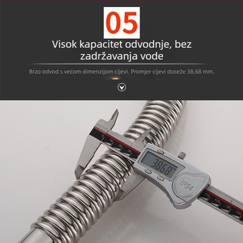 Dafeng nehrđajući čelik kanalizacijska cijev, S-krivina, flip plate, prilagodljiva obrada