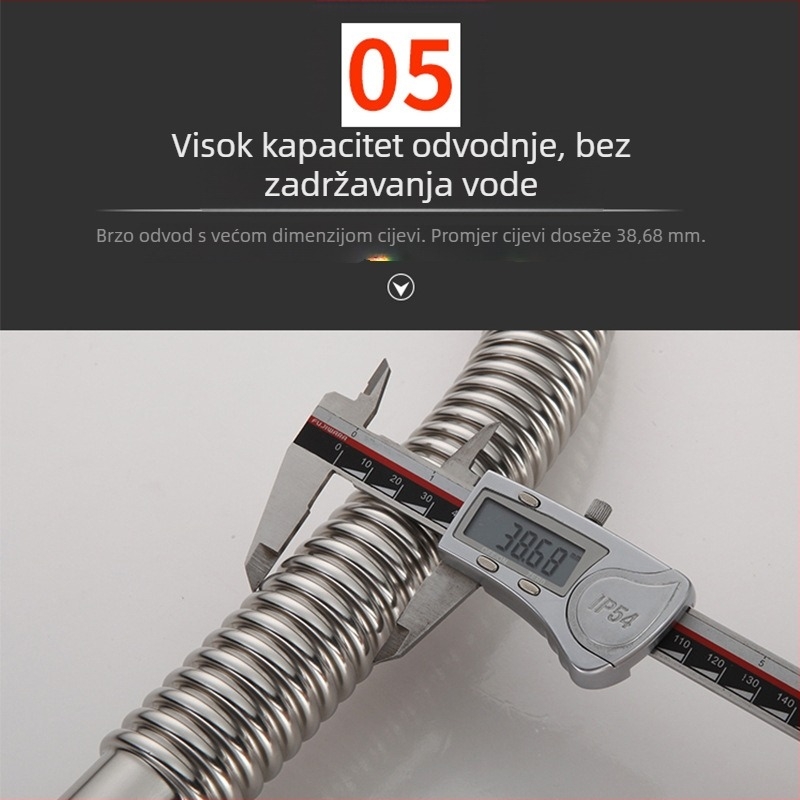 Dafeng nehrđajući čelik kanalizacijska cijev, S-krivina, flip plate, prilagodljiva obrada