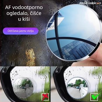 Mairich Auto retrovizor — kružno pomoćno ogledalo za mrtve kutove, izuzetno jasno, 360° panoramski široki kut, s usisnom čašicom