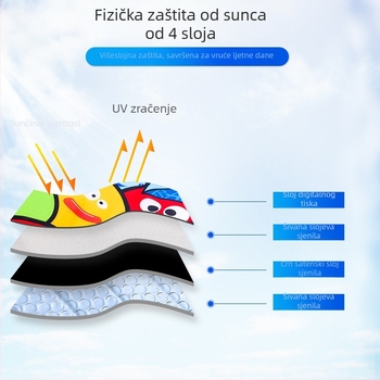 Sjenilo za auto za stražnje staklo sa usisivačem, debeli neproziran materijal, univerzalna primjena