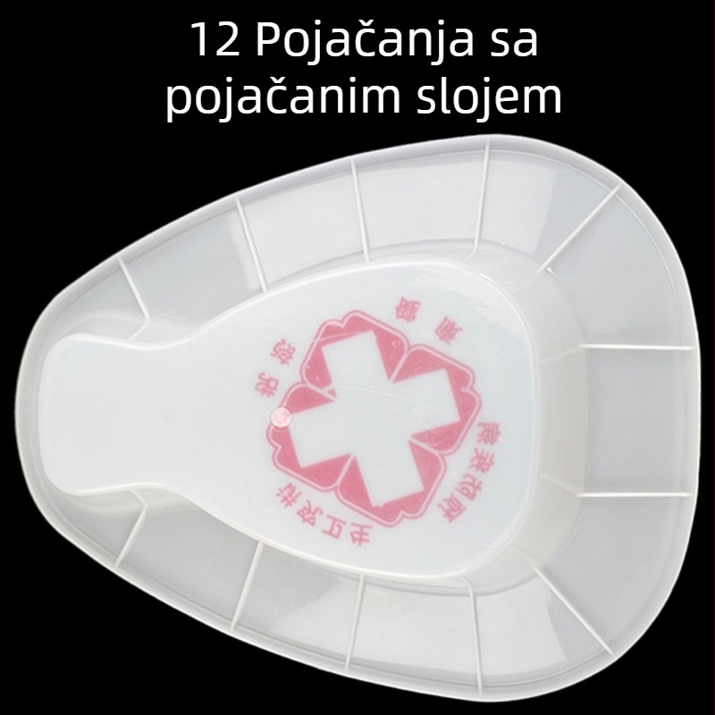 Bolnički plastični posteljni lonac – marka Yuhengjian, plast, moderan minimalistički stil, 100 komada u kutiji