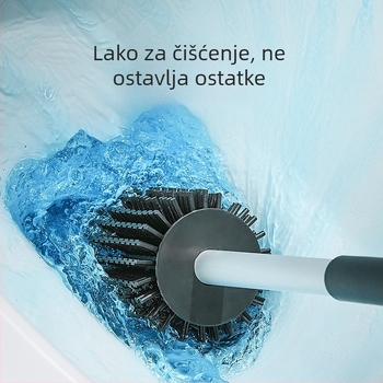 Zidni držač četke za WC – plastični dizajn, elektroplatirana površina, nosivost 5 kg, model electroplating