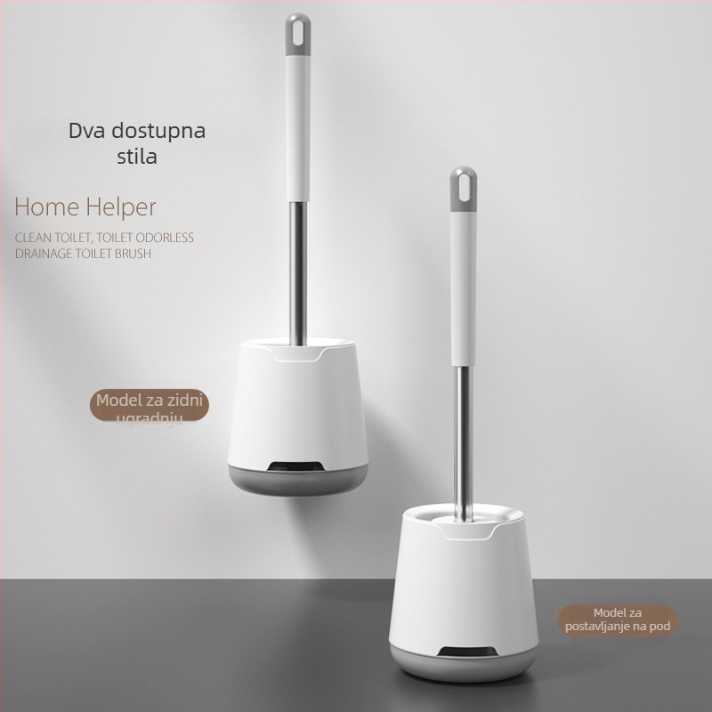 Set četkica za zahod s dugim držalom, plastično, Wanben, Zhejiang Yongkang (travanj 2020)