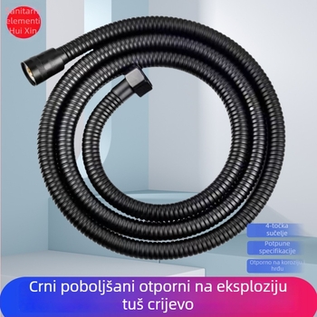 Huixin nehrđajuća čelična tuš glava i spojnik šlauha – ručna montaža, 1,6 MPa, 5–80°C