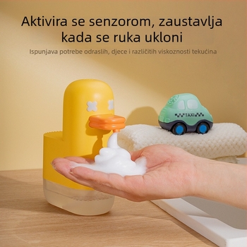 Senzorski automatski dozator pjene za ruke, USB punjenje, sladak dječji dizajn Bubble Duck