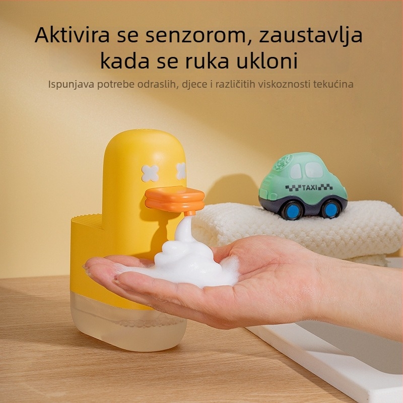Senzorski automatski dozator pjene za ruke, USB punjenje, sladak dječji dizajn Bubble Duck