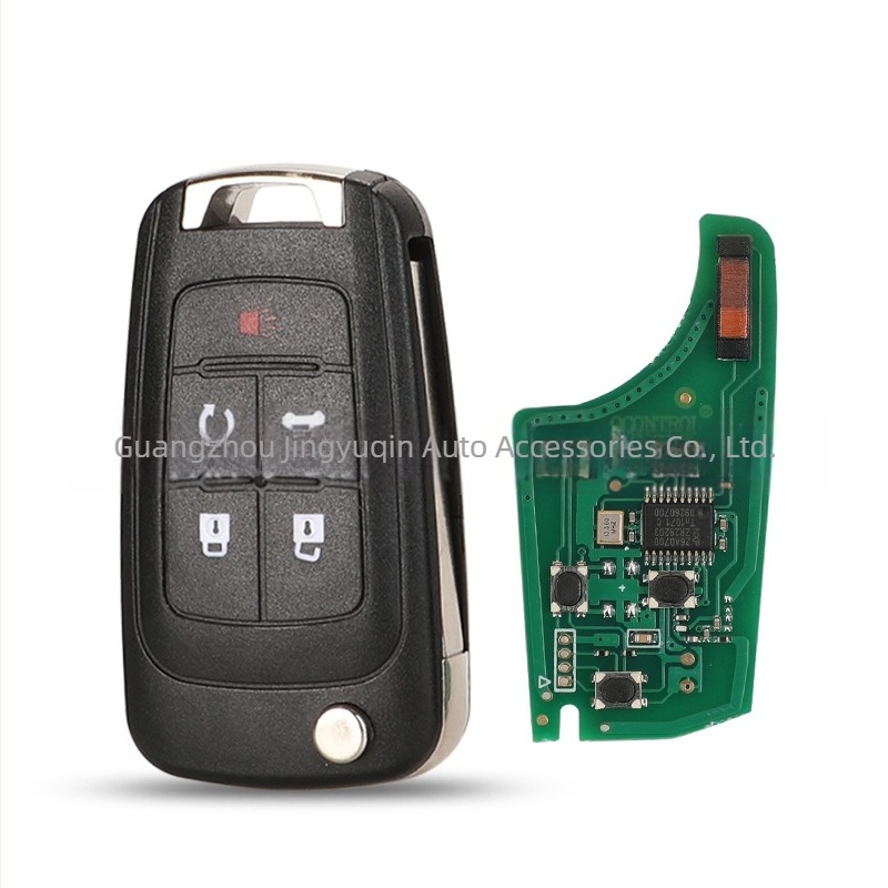 Zamjenski daljinski ključ za Chevrolet Cruze, Buick Regal, Opel – 315/433 MHz, 2–5 tipki, PP čip, kućište od ABS + bakar