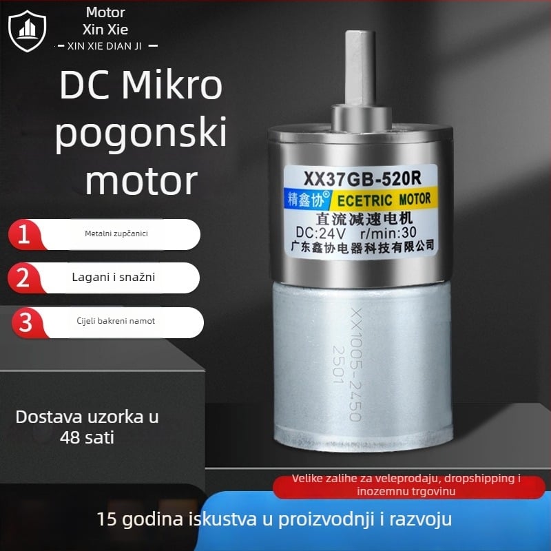 Miniaturni redukcijski motor | Mikromotor | DC do 36V | CE potvrda