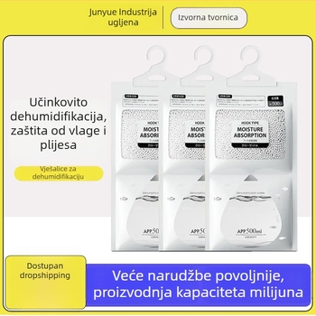 Bamboo rhyme Desikantna vrećica s kalcijevim kloridom, 200 g, viseća kuka, kućni odvlaživač vlage