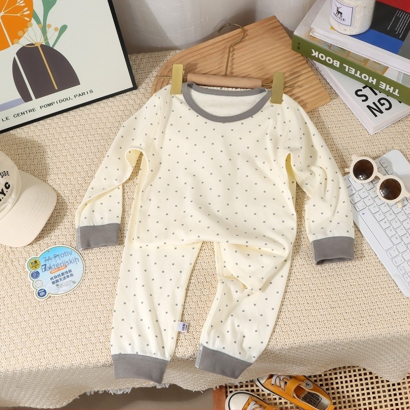 Dječji set pidžama u korejskom stilu od pamuka, unisex, za djecu 3–8 godina, jesen-zima