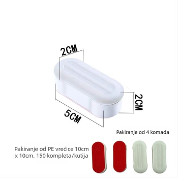 Jastučić za brtvu poklopca toaleta – ABS i TPE, Wash Joy, ljepilo za montažu, moderan stil.