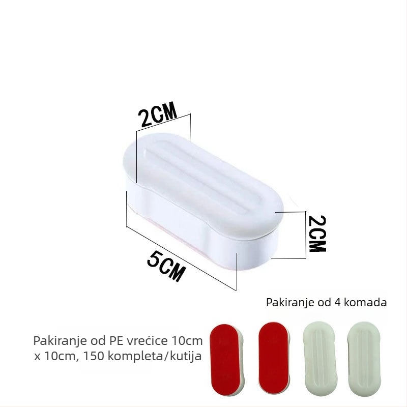 Jastučić za brtvu poklopca toaleta – ABS i TPE, Wash Joy, ljepilo za montažu, moderan stil.