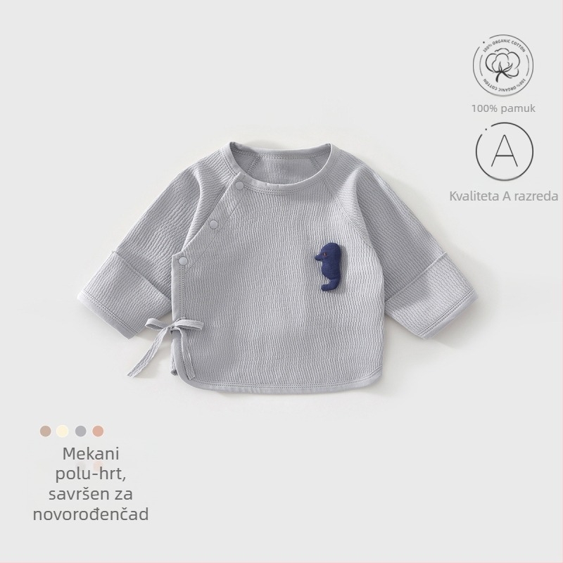 Set odjeće za novorođenče – unisex, pamuk, s kapom, rukavicama i čarapama – 100% pamuk, mekan materijal