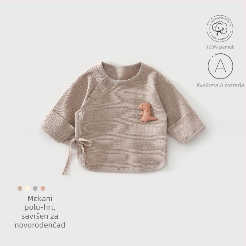 Set odjeće za novorođenče – unisex, pamuk, s kapom, rukavicama i čarapama – 100% pamuk, mekan materijal