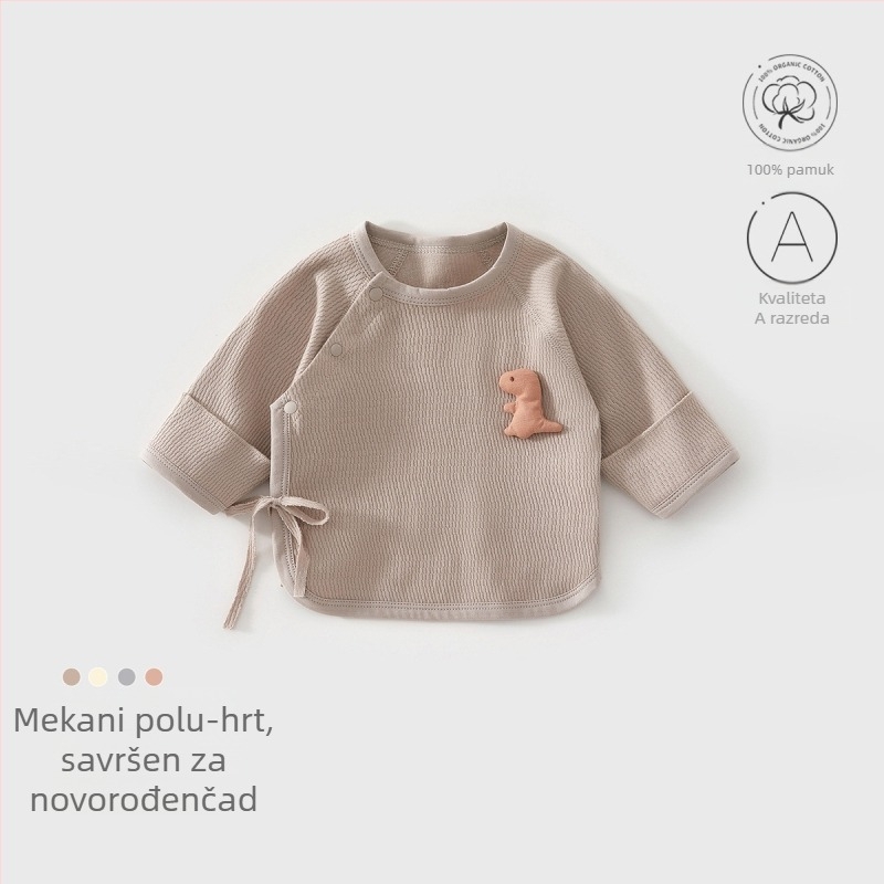Set odjeće za novorođenče – unisex, pamuk, s kapom, rukavicama i čarapama – 100% pamuk, mekan materijal