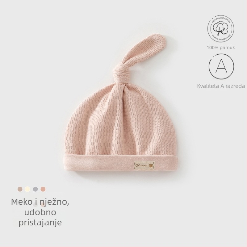 Set odjeće za novorođenče – unisex, pamuk, s kapom, rukavicama i čarapama – 100% pamuk, mekan materijal