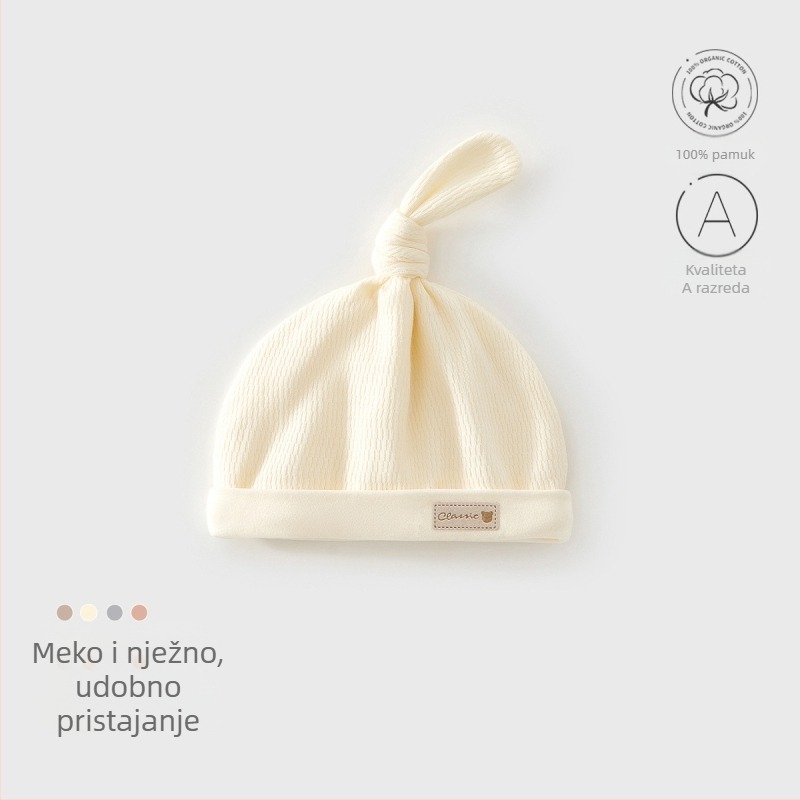 Set odjeće za novorođenče – unisex, pamuk, s kapom, rukavicama i čarapama – 100% pamuk, mekan materijal