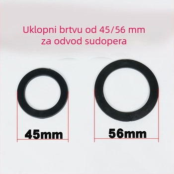 Gumeni brtvni prsten za kuhinjski sudoper – QS-8809, materijal PP+PVC, dužina 1 m, težina 200 g