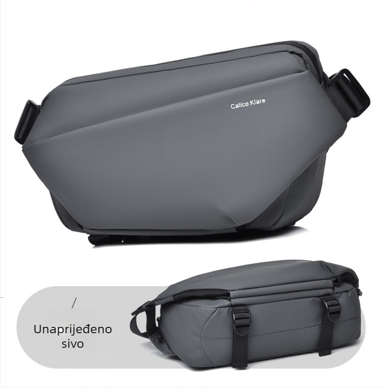 Muška crossbody torba, ulični trend stil, Oxford platno, vodootporna, Calico klare
