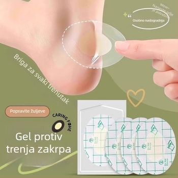 Patka za cipele protiv trenja, kružni model, kompatibilna s tenisicama, kožnim cipelama, sandalama i casual cipelama, svakodnevna upotreba