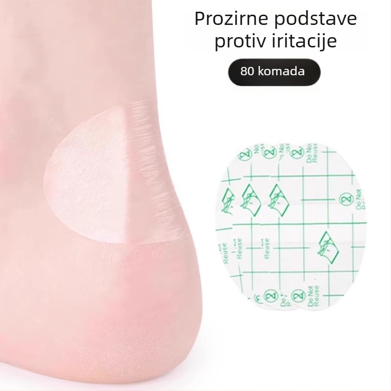 Patka za cipele protiv trenja, kružni model, kompatibilna s tenisicama, kožnim cipelama, sandalama i casual cipelama, svakodnevna upotreba