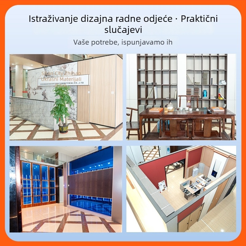 PVC zidni panel s drvenim uzorom, model Xh10090101, branda Xishijia, stil: ravni / modern minimalistički, materijal PVC