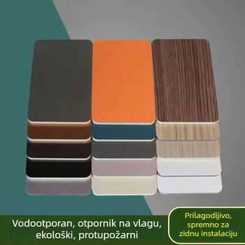 Zidni dekorativni panel od bambusovih vlakana i bambusovog ugljena, model 10, stil: moderni minimalizam, novi kineski stil, lagani luksuz, porijeklo: Linyi, marka: Shunfuda