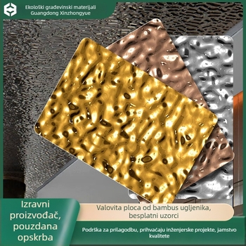 PVC zidni panel s vodnim valom, unutarnja dekoracija, Model 1, zvučna izolacija 30, toplinska vodljivost 0,05