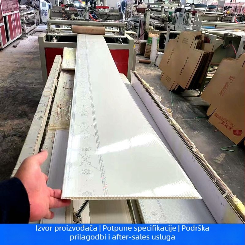 PVC kutna ploča, laminirana površina, T-typ, debljina 7–12 mm, otporna na vlagu i požar