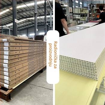 Paneli zidnih ploča od vlakana bambuka – integrirani, PVC, debljina 8–9 mm, stilovi: ravni / američki / novi kineski / moderni minimalist / lagani luksuz