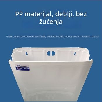 Rujie PP spremnik za vodu za klozet u položaju klečanja – set, ručno ispiranje, 5–8 L, plastika