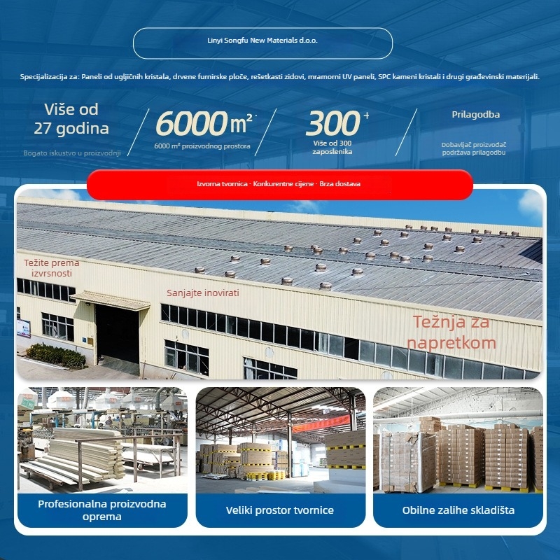 Kameno-plastični paneli za zidove i stropove, brza montaža, dekorativni paneli (Materijal: kameno-plastični; Stil: plošni; Novi kineski stil; Moderni minimalizam; Lagani luksuz)