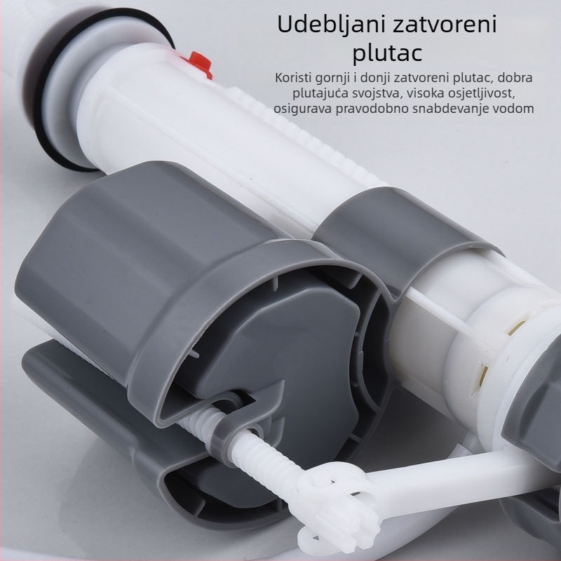 Aksesoar spremnika WC — plutirajući ventil za ulaz vode, univerzalni gornji ventil za odvod, rada pomoću gumba, ABS, Mi Xiaomu, kategorija SXXS 003, stil Light Luxury