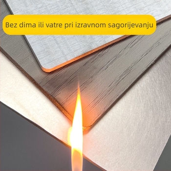 Zidni panel od bambusovih vlakana i karbonskog kristala za unutarnju dekoraciju - plosni oblik, zvučna izolacija 0,5, toplinska vodljivost 0,1