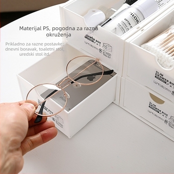 Shallow Yimi Stolna kutija za pohranu – PP plastika, kapacitet 1 L, organizator za kozmetiku i uredske potrepštine