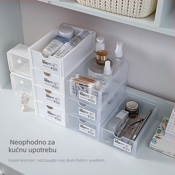 Shallow Yimi Stolna kutija za pohranu – PP plastika, kapacitet 1 L, organizator za kozmetiku i uredske potrepštine