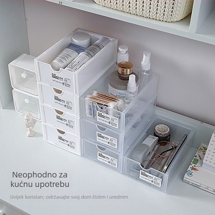 Shallow Yimi Stolna kutija za pohranu – PP plastika, kapacitet 1 L, organizator za kozmetiku i uredske potrepštine