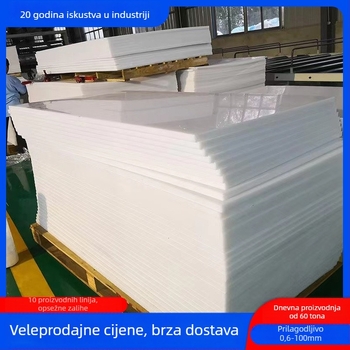 PP plastična ploča, prehrambena kvaliteta; za industriju hrane, kemijsku industriju, uzgoj, graditeljstvo i prijevoz