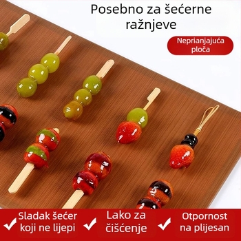 Drvena nelepiva ploča za šećerne ražnjiće, dvostruka uporaba; Marka: Drugo; Podrijetlo: Drugo