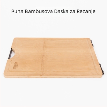 Daska za rezanje od bambusa za kuhinju, antibakterijska, kineski tradicionalni stil, uspravni dizajn