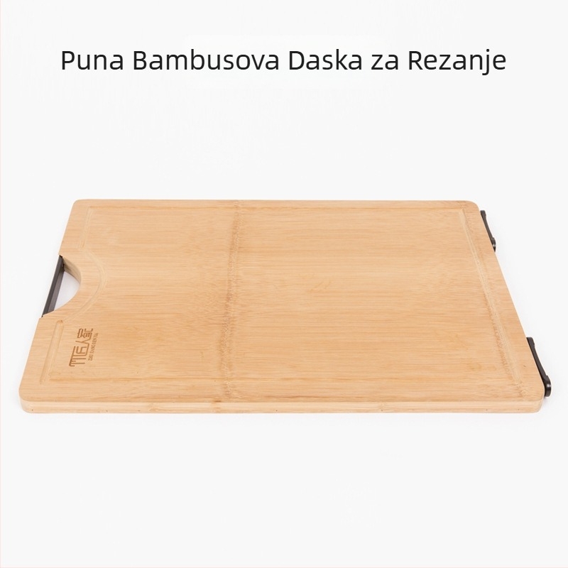 Daska za rezanje od bambusa za kuhinju, antibakterijska, kineski tradicionalni stil, uspravni dizajn