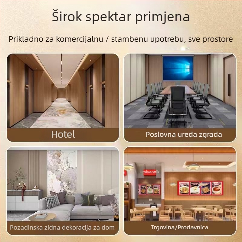 Paneli za zid od vlaknastog bambusa, brzi klipsni sustav za ugradnju, stil: uzorak, Novi kineski stil, Moderan minimalizam, Lagani luksuz; Materijal: vlaknasto bambusovo drvo; Ugradnja: Da