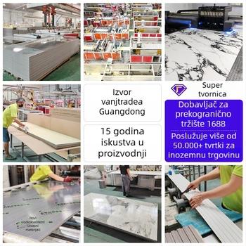 Zidni panel s drvenim uzorkom – Carbon Crystal veliki panel, PVC, zvučna izolacija 20 dB, toplinska vodljivost 0.125 W/mK