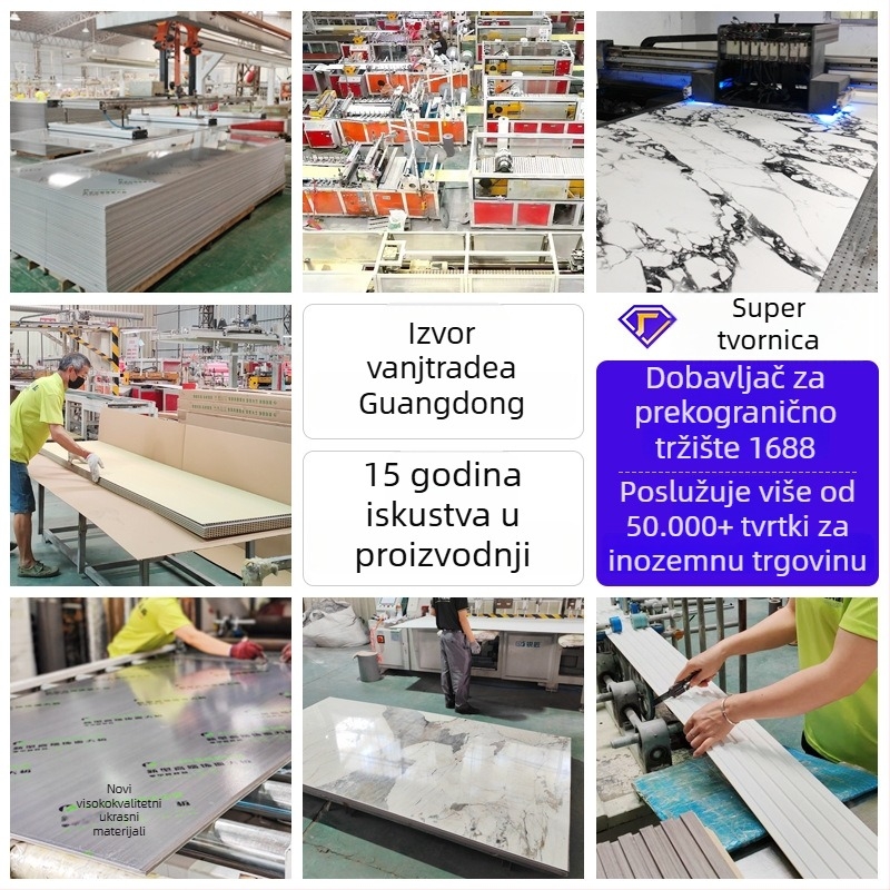 Zidni panel s drvenim uzorkom – Carbon Crystal veliki panel, PVC, zvučna izolacija 20 dB, toplinska vodljivost 0.125 W/mK