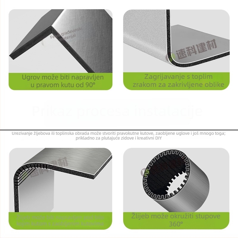 Zidni panel s drvenim uzorkom – Carbon Crystal veliki panel, PVC, zvučna izolacija 20 dB, toplinska vodljivost 0.125 W/mK