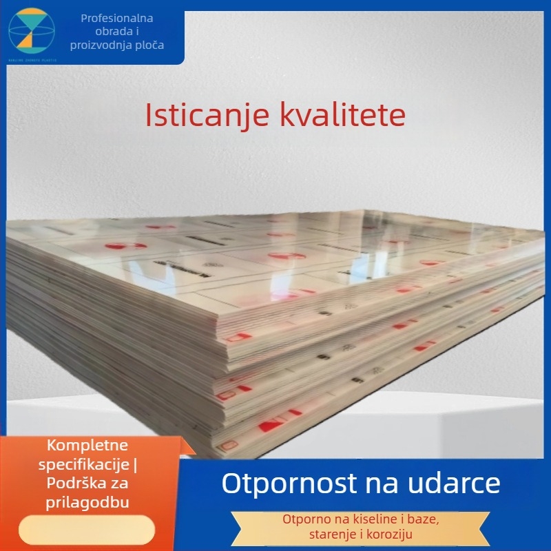 Polipropilenska ploča - otporna na kiseline i lužine, gustoća 0.93, za stubišta i namještaj