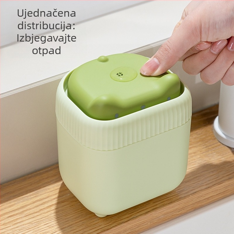 Doser sapuna za kuhinju Heart-made, ručni pritisak, ABS, stil laganog luksuza, injekcijsko oblikovanje