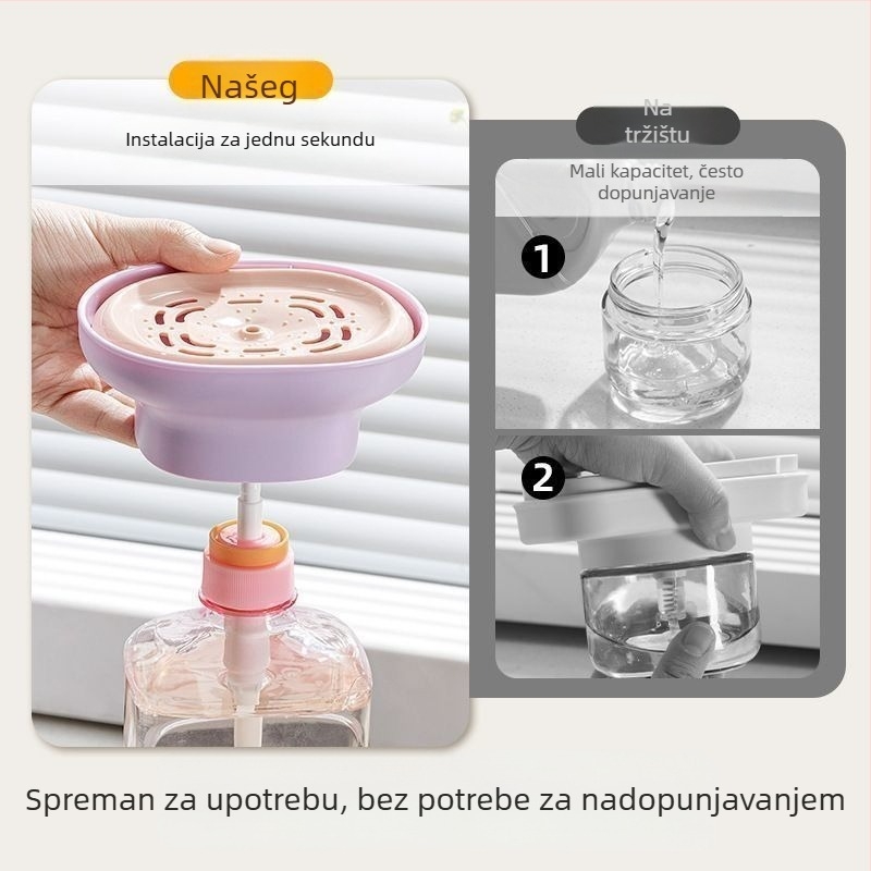 Zhongheng dozator tekućeg sredstva za pranje posuđa, ručno pritiskanje, težina 71 g, glatka završnica, modeli B5441/B5442