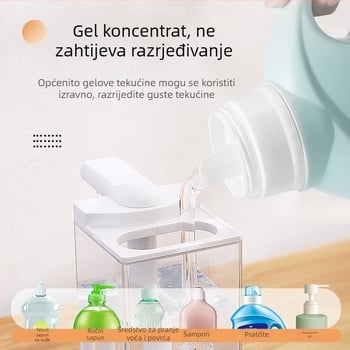 Automatski senzorni dozator tekućeg sapuna za suđe – zidni, plastični, injekcijsko oblikovanje, funkcija senzora, marka Lycra xi sound